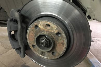 Замена передних дисков