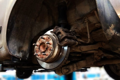 Замена задних дисков