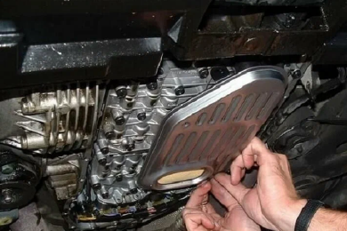 Замена масла в АКПП+фильтр