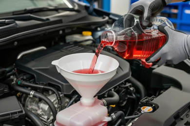 Замена антифриза